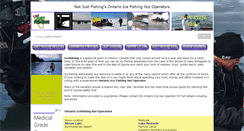 Desktop Screenshot of icefishing.notjustfishing.com