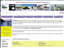 Tablet Screenshot of icefishing.notjustfishing.com